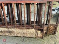 4 X CATTLE FEED BARRIERS - 4