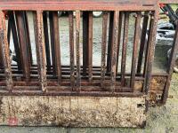 4 X CATTLE FEED BARRIERS - 9