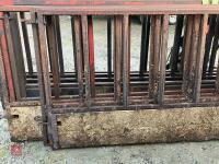 4 X CATTLE FEED BARRIERS - 19