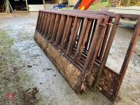 4 X CATTLE FEED BARRIERS - 23