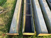 5 GALVANISED SHEEP FEED TROUGHS - 9