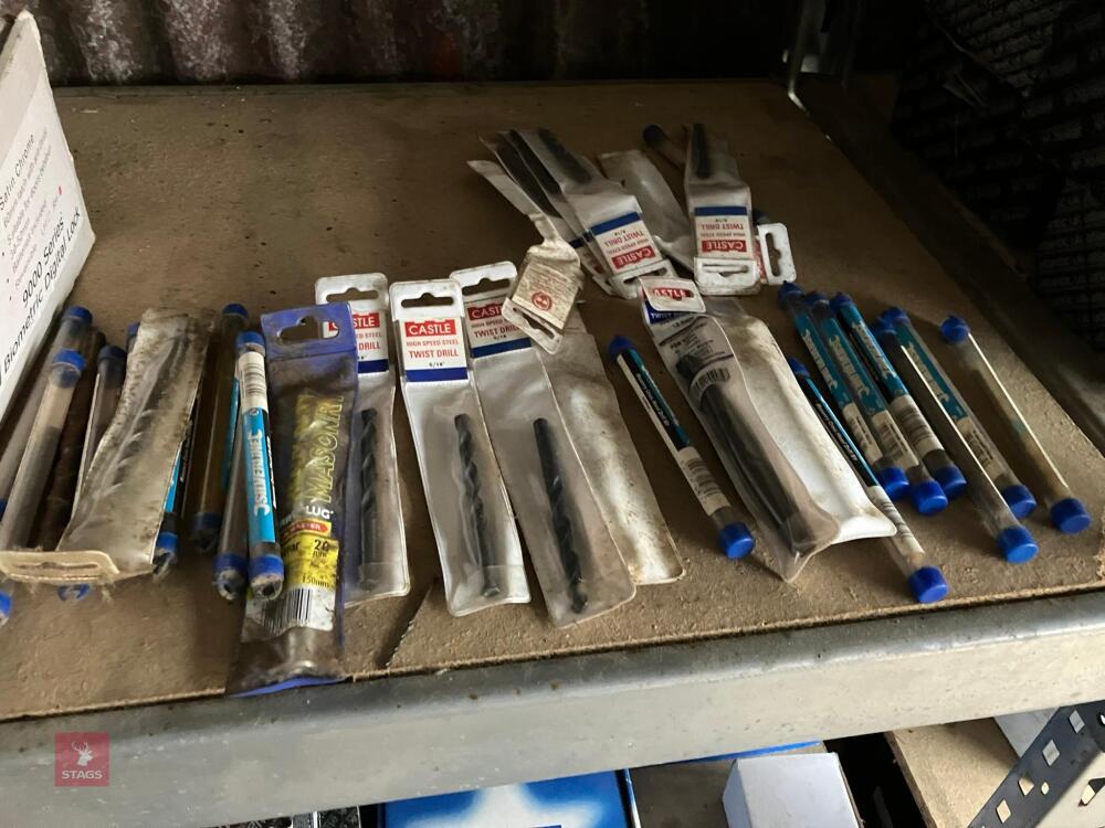 LARGE QTY OF MIXED DRILL BITS