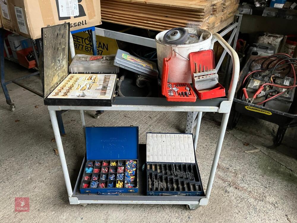 WHEELED TROLLEY AND CONTENTS