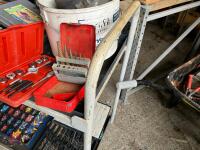 WHEELED TROLLEY AND CONTENTS - 9