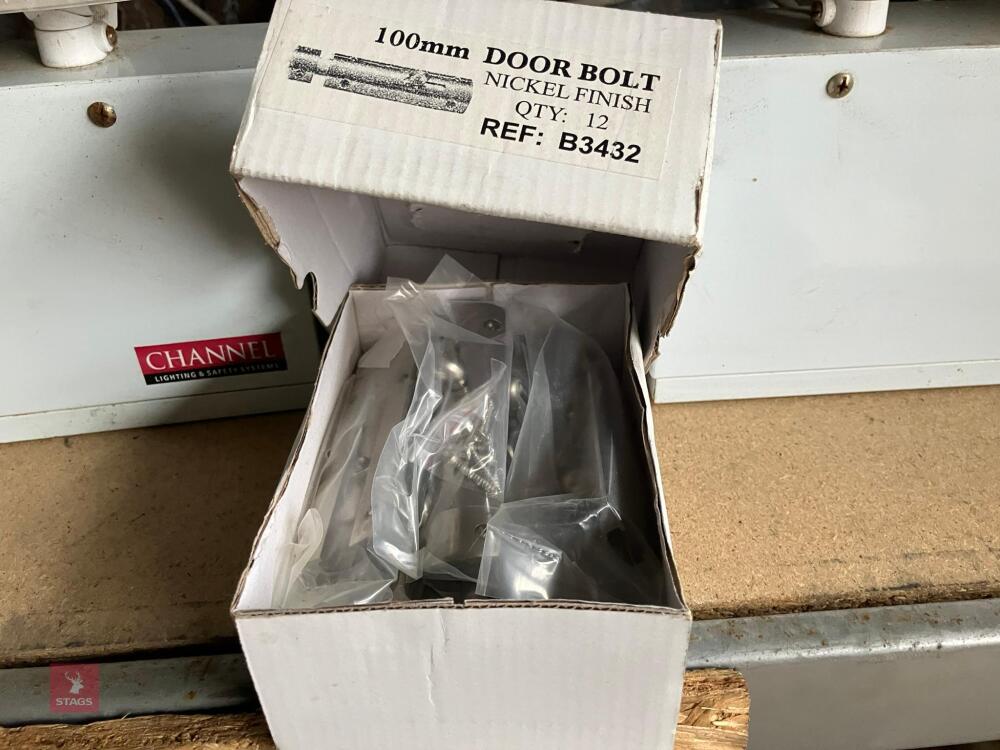 12 X 100MM DOOR BOLTS