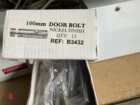 12 X 100MM DOOR BOLTS - 3