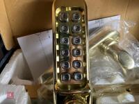 BORG 5000 BRASS DIGITSH PUSH BUTTON LOCK - 3