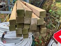 20 X 4.8M X 2'' X 2'' TIMBER BATONS - 2