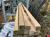 20 X 4.8M X 2'' X 2'' TIMBER BATONS - 3