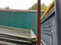 30 HERRAS FENCING PANELS AND STILLAGE - 4