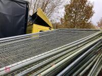 30 HERRAS FENCING PANELS AND STILLAGE - 13