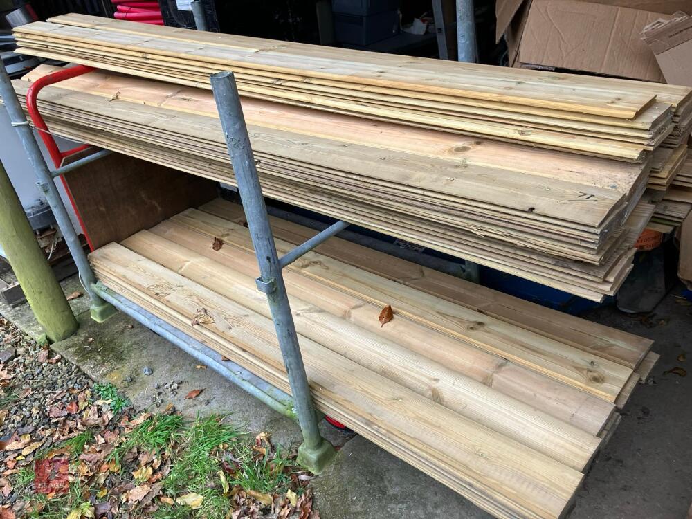 71 X 5'' X 1'' CEDAR CLADDING LENGTHS