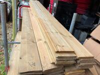 71 X 5'' X 1'' CEDAR CLADDING LENGTHS - 4