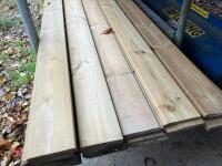 71 X 5'' X 1'' CEDAR CLADDING LENGTHS - 5