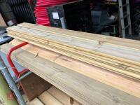 71 X 5'' X 1'' CEDAR CLADDING LENGTHS - 7