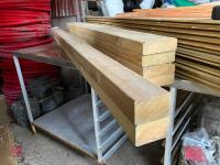 6 LENGTHS OF CEDAR TIMBER - 2