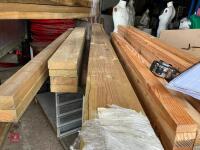 14 x CEDAR CLADDING LENGTHS - 3