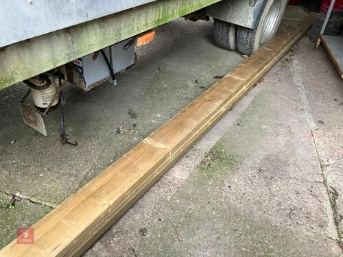 3 LENGTHS OF 6'' X 2'' TIMBER