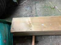 3 LENGTHS OF 6'' X 2'' TIMBER - 3