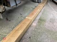 3 LENGTHS OF 6'' X 2'' TIMBER - 4