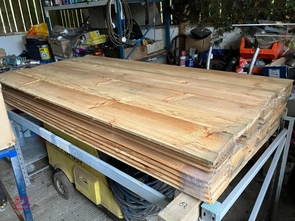 62 X 1.8M X 6'' CEDAR CLADDING LENGTHS