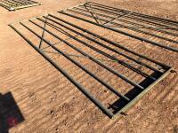 12' GALVANISED YARD GATE (4) - 4