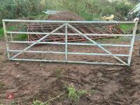 11' HD GALVANISED YARD GATE (1) - 2