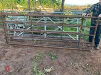 2 X HD METAL YARD GATES - 2