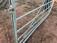 9' HD GALVANISED YARD GATE (3) - 5