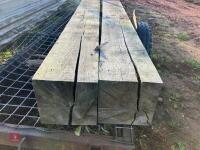 2 X 10' 5'' X 10'' X 10'' OAK GATE POSTS - 5