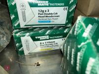 5 BOXES OF TIMBERMATE WOOD SCREWS - 5