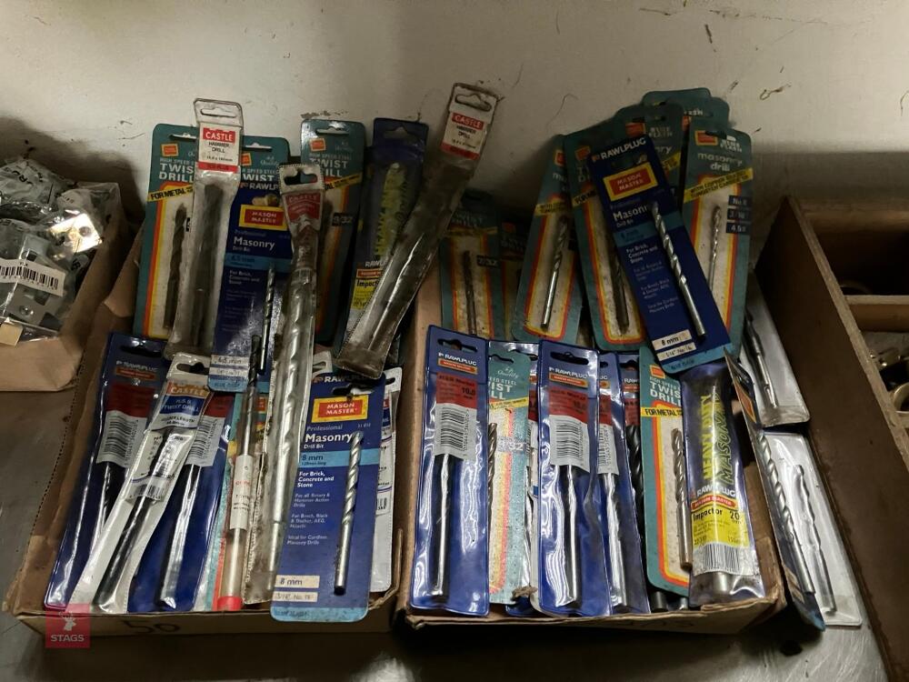 50 MIXED DRILL BITS