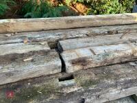 APPROX 18 MIXED OAK BEAMS - 8