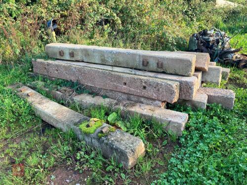 16 CONCRETE RAILWAY SLEEPERS