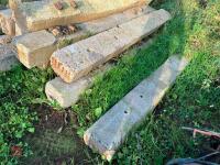 16 CONCRETE RAILWAY SLEEPERS - 4