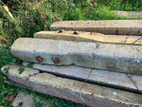 16 CONCRETE RAILWAY SLEEPERS - 9