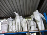 LARGE QTY OF MANNEQUINS