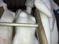 LARGE QTY OF MANNEQUINS - 3