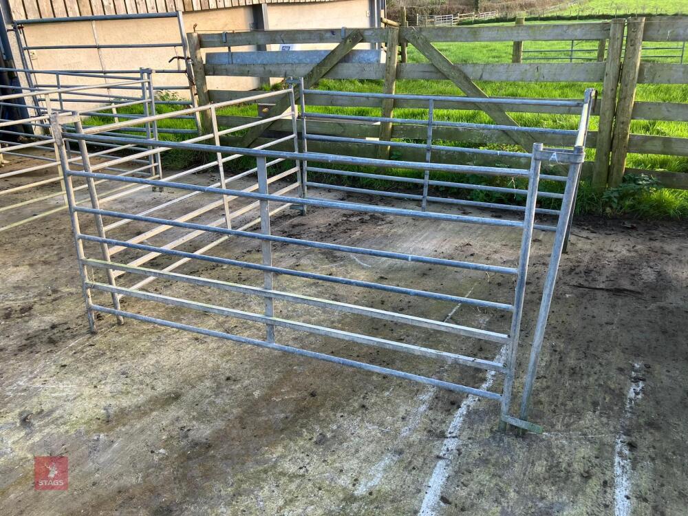 4 GALVANISED 6' SHEEP HURDLES