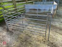 4 GALVANISED 6' SHEEP HURDLES - 4