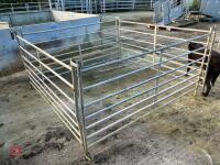 4 GALVANISED 6' SHEEP HURDLES - 5