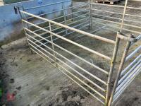 4 GALVANISED 6' SHEEP HURDLES - 6