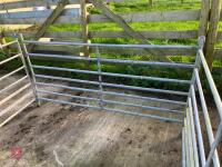 4 GALVANISED 6' SHEEP HURDLES - 10