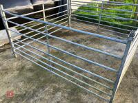 4 GALVANISED 6' SHEEP HURDLES - 3