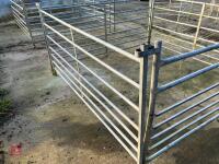 4 GALVANISED 6' SHEEP HURDLES - 8