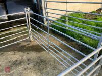 4 GALVANISED 6' SHEEP HURDLES - 9