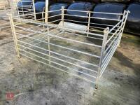 4 GALVANISED 6' SHEEP HURDLES - 10