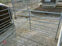 4 GALVANISED 6' SHEEP HURDLES - 8