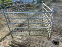 2 X 4' GALVANISED SHEEP HURDLES