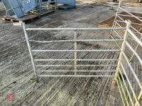 2 X 4' GALVANISED SHEEP HURDLES - 2